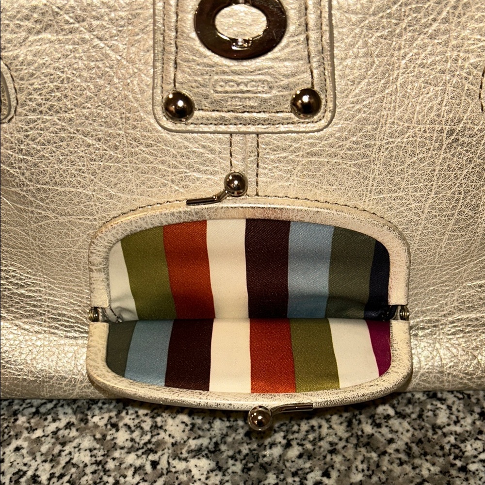 Coach Bridget 65th Anniversary Legacy Limited Ed. Bronze Clutch Shoulder Bag - Picture 4 of 16